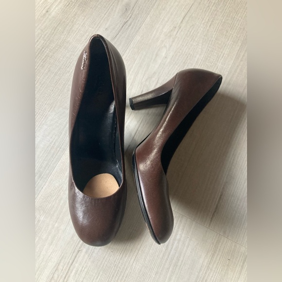 Gucci - used - BROWN LEATHER - size 41 - 10.5. - Picture 2 of 16